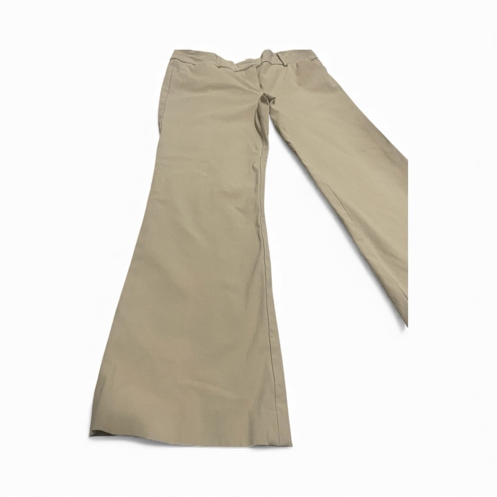 Theory Beige Boot Cut Trousers - Picture 2 of 5